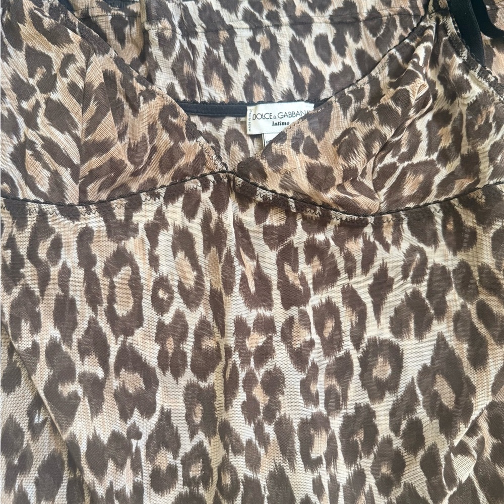 DOLCE & GABBANA Authentic Leopard Print Slip Nighty - Picture 8 of 10